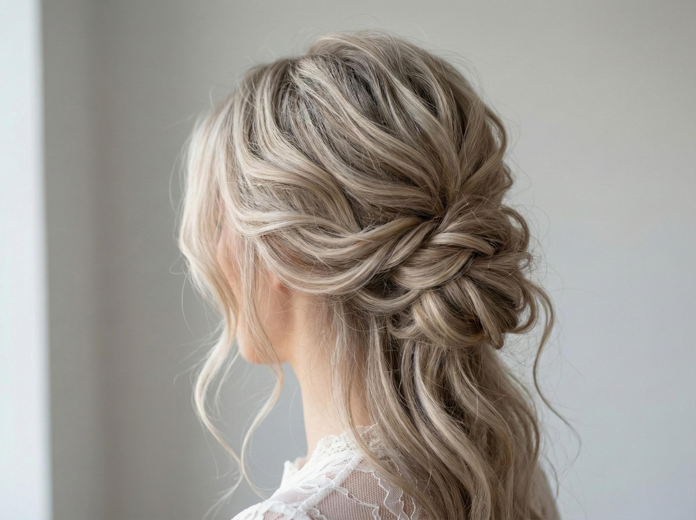 Klassiek chignon bruidskapsel Eindhoven
