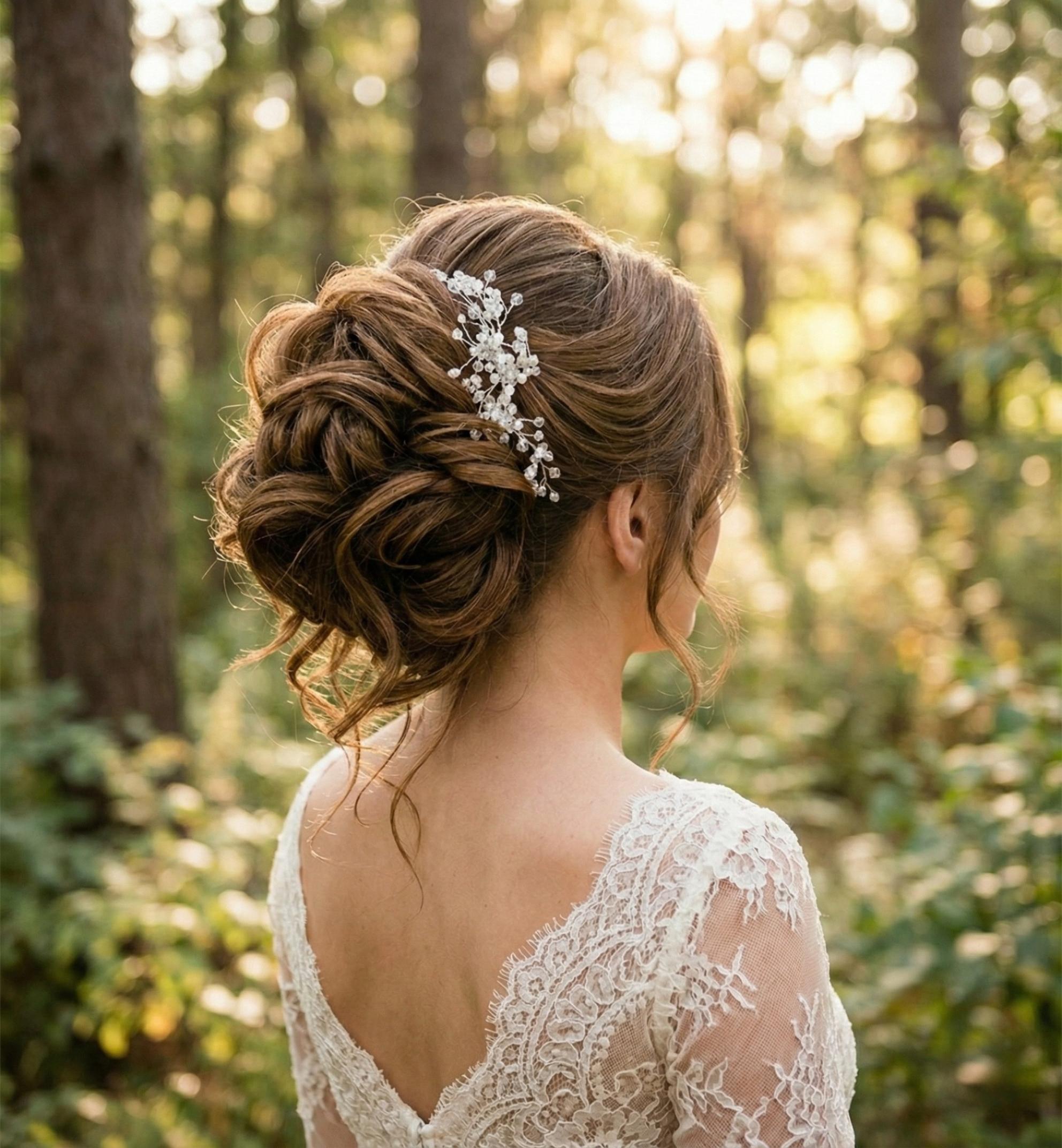 Sculpted high bun bruidskapsel — specialisme van Felicia Tiebosch