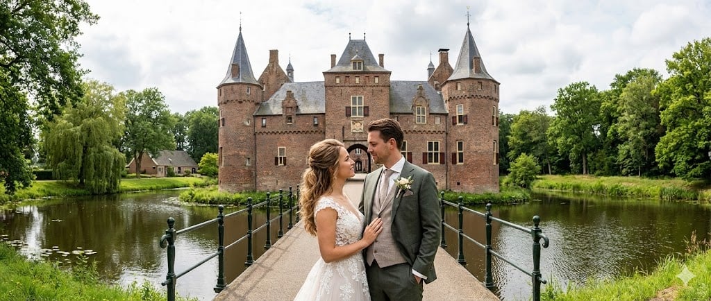 Bruidsstyling op locatie door heel Nederland — bruidsstylist Felicia Tiebosch
